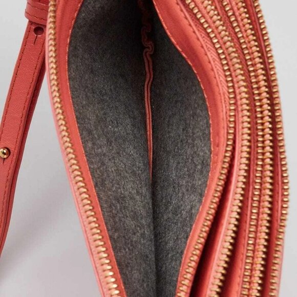 Celine Pink Leather Small Trio Crossbody Bag - Picture 11 of 12